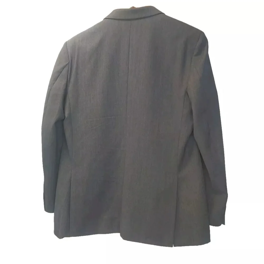 Banana Republic Sports Coat Men Sz 44R Blazer Jacket Wool 2 Button Charcoal Grey